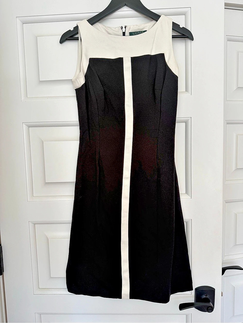 Lauren Ralph Lauren Color Block Midi Dress Size 4 Like New